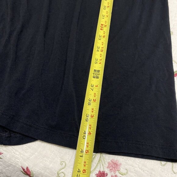 Noblu Women's Black Sleeveless  Dress Boho Lagenlook Spa Medium Large - Picture 8 of 9